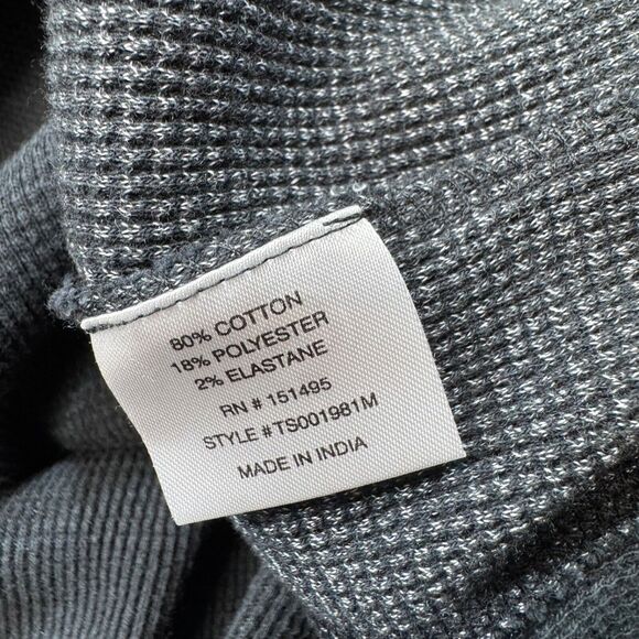 Buckle Hoodie Men Medim‎ Gray BKE Henley Sweatshirt Stretch Fernando Thermal - Picture 7 of 12